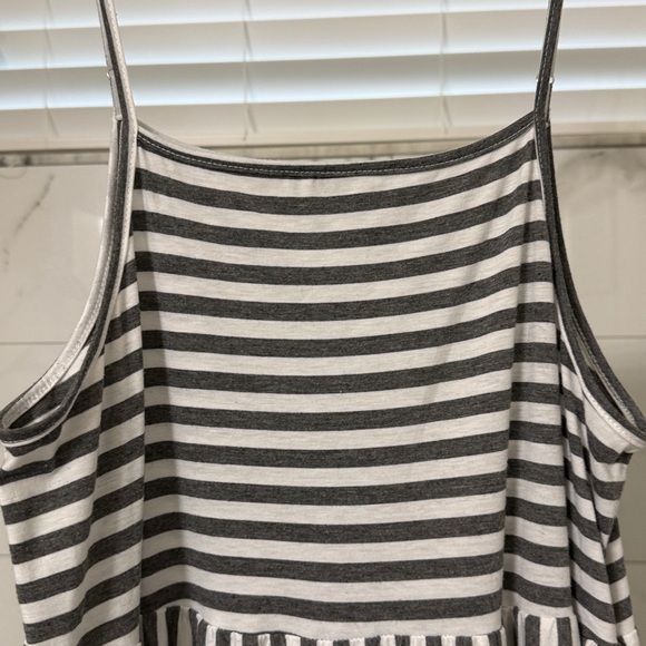 Amazon Essentials Black and White Striped Maxi Dress - Picture 2 of 5